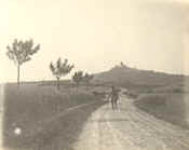 View of Gleiburg castle from distance