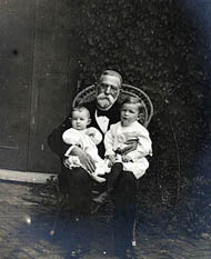 CFH with granddaughters Sarah E. Vale (left) and Mary H. Vale (right)